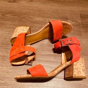 Franco Sarto suede sandals